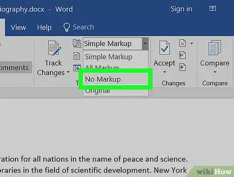 Imagen titulada Remove Track Changes in Microsoft Word on PC or Mac Step 8