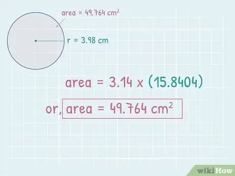 Imagen titulada Find the Area of a Circle Using Its Circumference Step 7