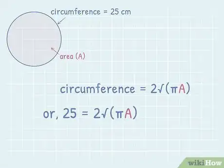 Imagen titulada Find the Area of a Circle Using Its Circumference Step 9