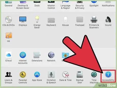 Imagen titulada Change a Mouse Pointer Size in Mac Os X Step 2