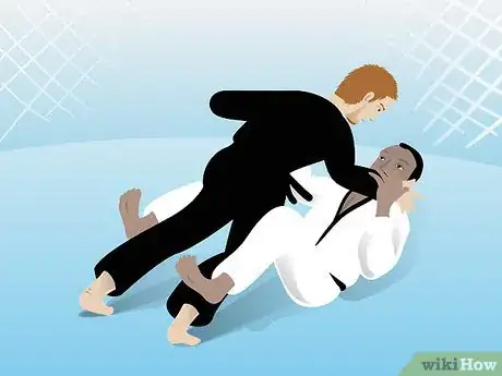 Imagen titulada Apply a Triangle Choke from Open Guard in Mixed Martial Arts Step 1