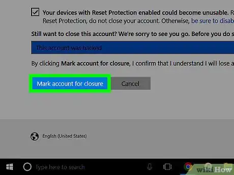 Imagen titulada Close a Hotmail Account Step 8