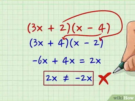 Imagen titulada Factor Second Degree Polynomials (Quadratic Equations) Step 11