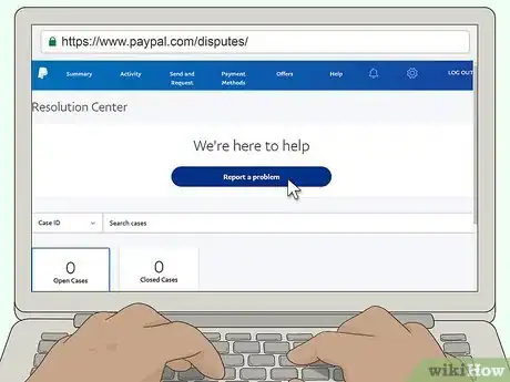 Imagen titulada Report Fraud on PayPal Step 1