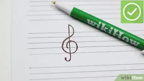 Imagen titulada Draw a Treble Clef Step 8