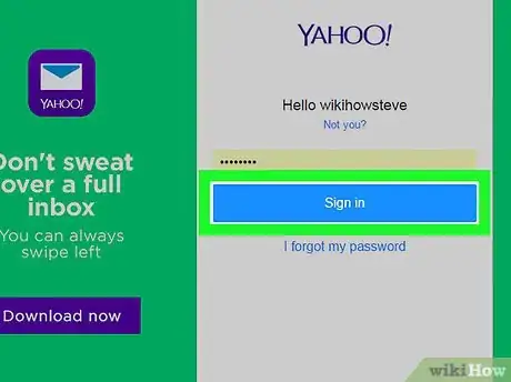 Imagen titulada Log Into Your Email (Yahoo) Step 6