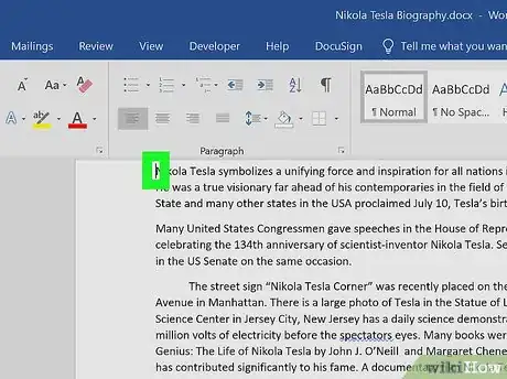 Imagen titulada Insert a Dotted Line in Word Step 2