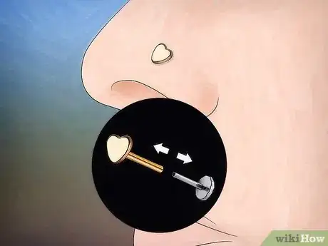 Imagen titulada Remove a Nose Ring Step 3