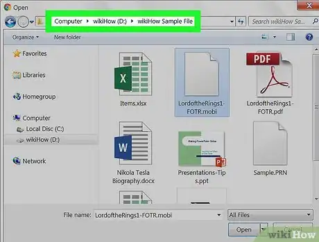 Imagen titulada Convert an eBook to PDF on PC or Mac Step 3