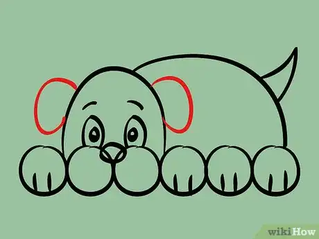 Imagen titulada Draw a Simple Cartoon Dog Step 10