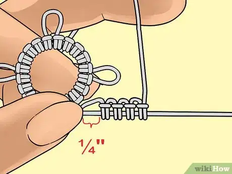 Imagen titulada Make Rings and Picots in Tatting Step 12