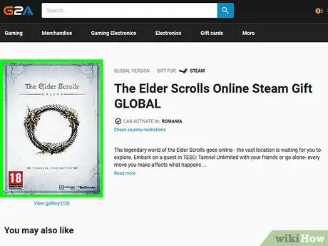 Imagen titulada Get a Mount in Elder Scrolls Online Step 1