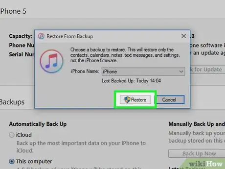 Imagen titulada Restore Your iPhone Without Updating Step 23