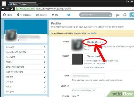 Imagen titulada Edit Your Profile Settings on Twitter Step 5