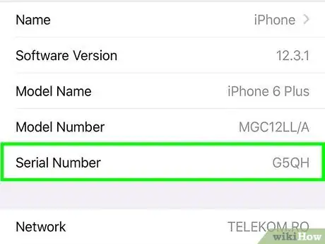 Imagen titulada Find an iPhone Serial Number Step 4