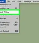deshabilitar la opción "Trabajar sin conexión" en Outlook