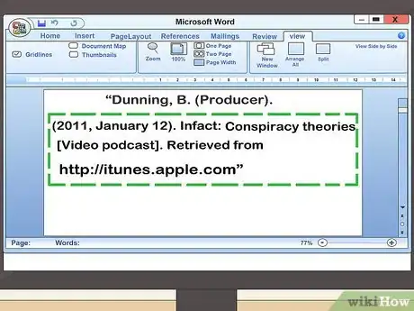 Imagen titulada Cite a Video in APA Step 19