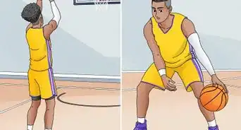 prepararte para un partido de basquetbol (baloncesto)