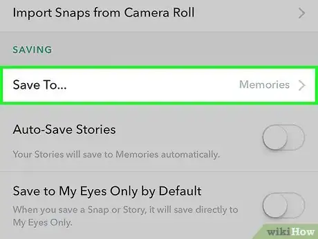 Imagen titulada Save Stories on Snapchat Step 5