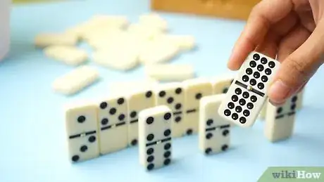 Imagen titulada Play Mexican Train Domino Game Step 3