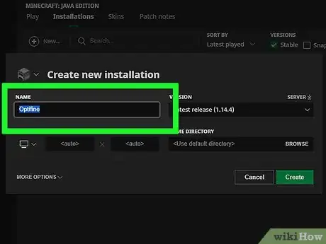 Imagen titulada Install the OptiFine Mod for Minecraft Step 21
