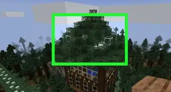 hacer una casa en un árbol en Minecraft