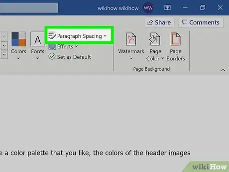 Imagen titulada Double Space in Word Step 2