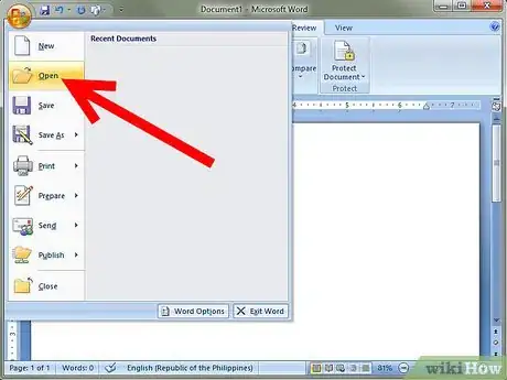 Imagen titulada Convert a WordPerfect Document to a Microsoft Word Document Step 2