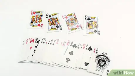 Imagen titulada Do the 4 Kings Card Trick Step 11