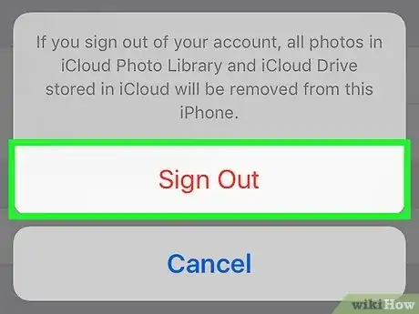 Imagen titulada Sign Out of iCloud on iPhone or iPad Step 12