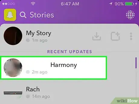 Imagen titulada Save Stories on Snapchat Step 13