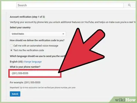 Imagen titulada Verify Your YouTube Account Step 4