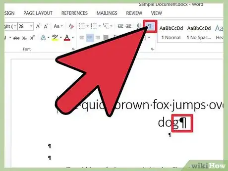 Imagen titulada Turn Off Paragraph Symbols in Microsoft Word Step 3