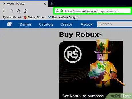 Imagen titulada Buy Robux Step 1