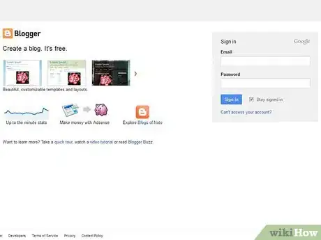Imagen titulada Start a Blog For Free Step 1Bullet1