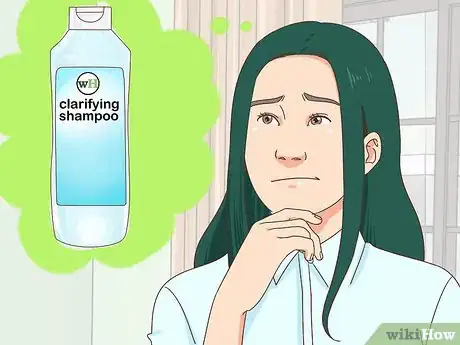 Imagen titulada Remove Blue or Green Hair Dye from Hair Without Bleaching Step 1