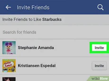 Imagen titulada Invite Friends to Like a Facebook Page on Android Step 7