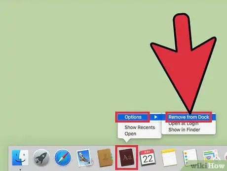 Imagen titulada Add and Remove a Program Icon From the Dock of a Mac Computer Step 9