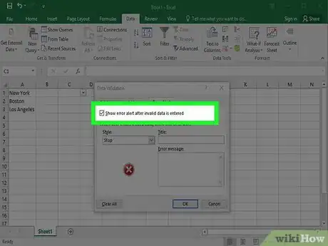 Imagen titulada Create a Drop Down List in Excel Step 16