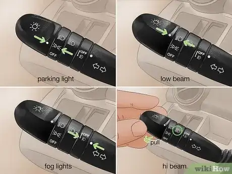 Imagen titulada Turn On Headlights Step 3