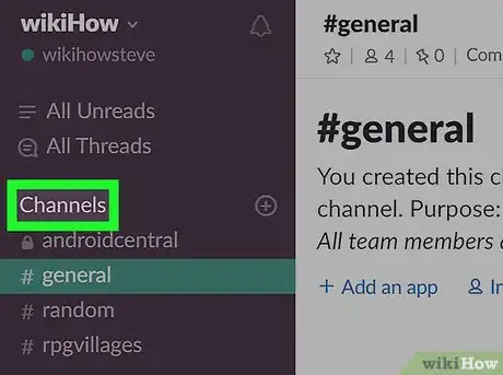 Imagen titulada Unarchive a Slack Channel on PC or Mac Step 2