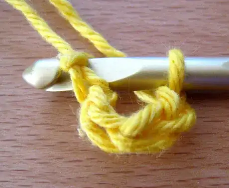 Imagen titulada Chain a few and slip stitch.