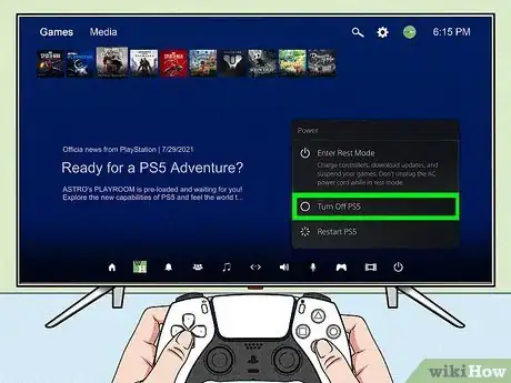 Imagen titulada Turn Off the PS5 Step 5
