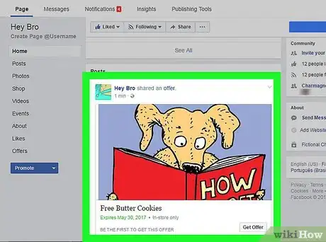 Imagen titulada Hide an Offer on Facebook Step 5