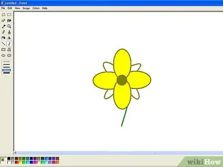 Imagen titulada Draw a Flower in Microsoft Paint Step 14