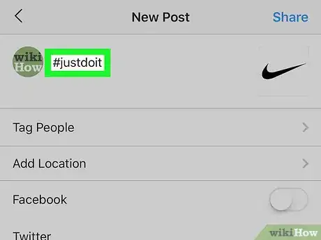 Imagen titulada Create a Hashtag Step 1