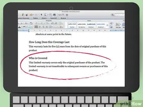 Imagen titulada Draft a Warranty Step 7