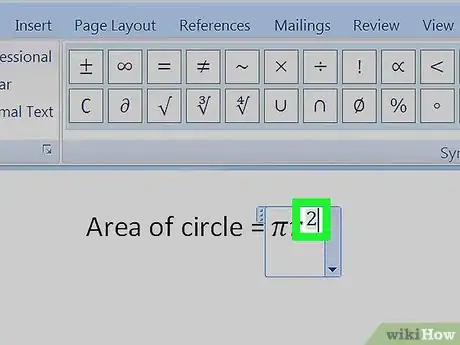 Imagen titulada Add Exponents to Microsoft Word Step 13