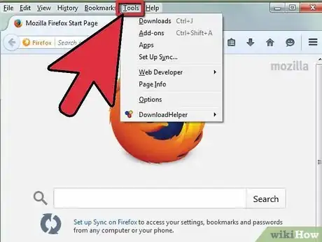 Imagen titulada Clear the Cache in Firefox Step 1