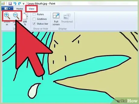 Imagen titulada Zoom in on a Photo in Microsoft Paint Step 6